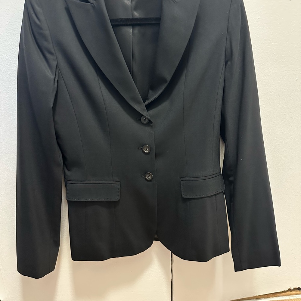 Elie Tahari Classic Black Women's Blazer
